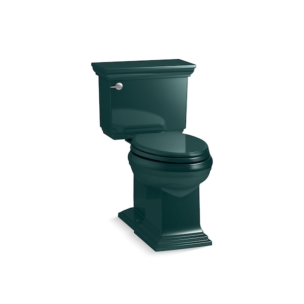 Kohler Memoirs Stately Two-Piece Elongated With Concealed Trapway, 1.28 Gpf In Teal 6669-17 - main